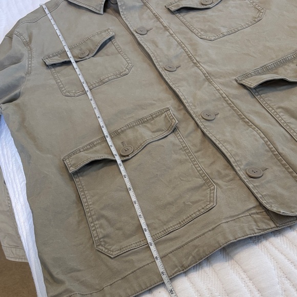 George Men's Light Unlined Khaki Field Barn Shirt Jacket Like New Size 2XL - Picture 11 of 13